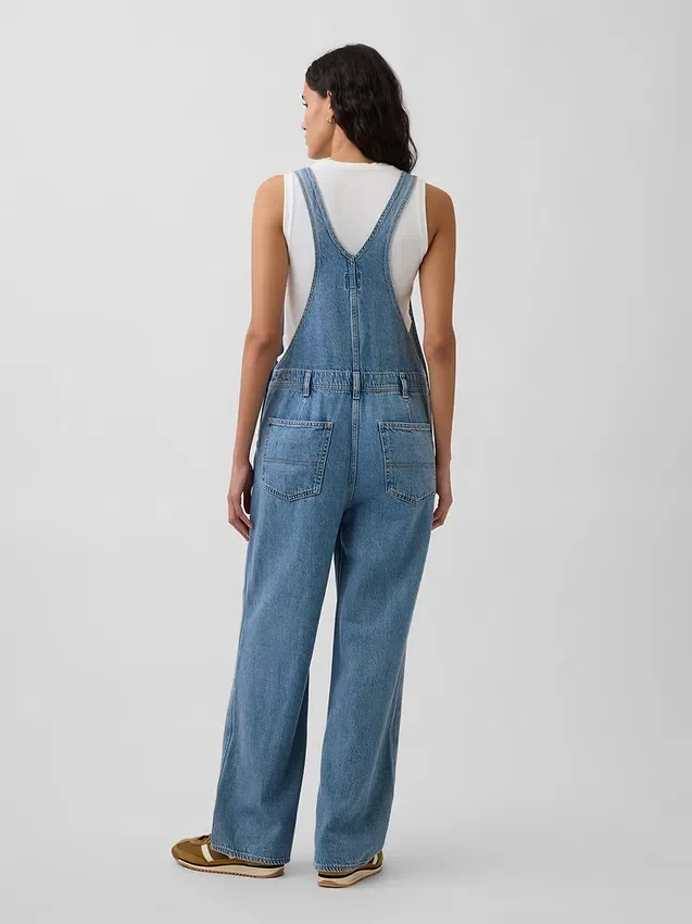 Salopette décontractée en denim ultra-doux