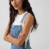 Salopette décontractée en denim ultra-doux