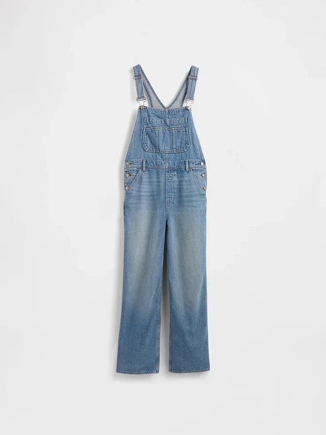 Salopette décontractée en denim ultra-doux