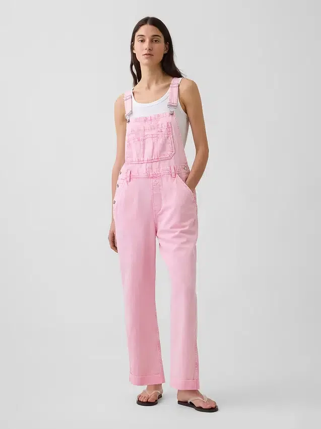 Salopette en denim ample