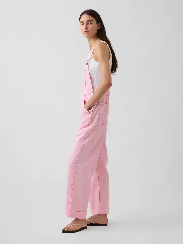 Salopette en denim ample