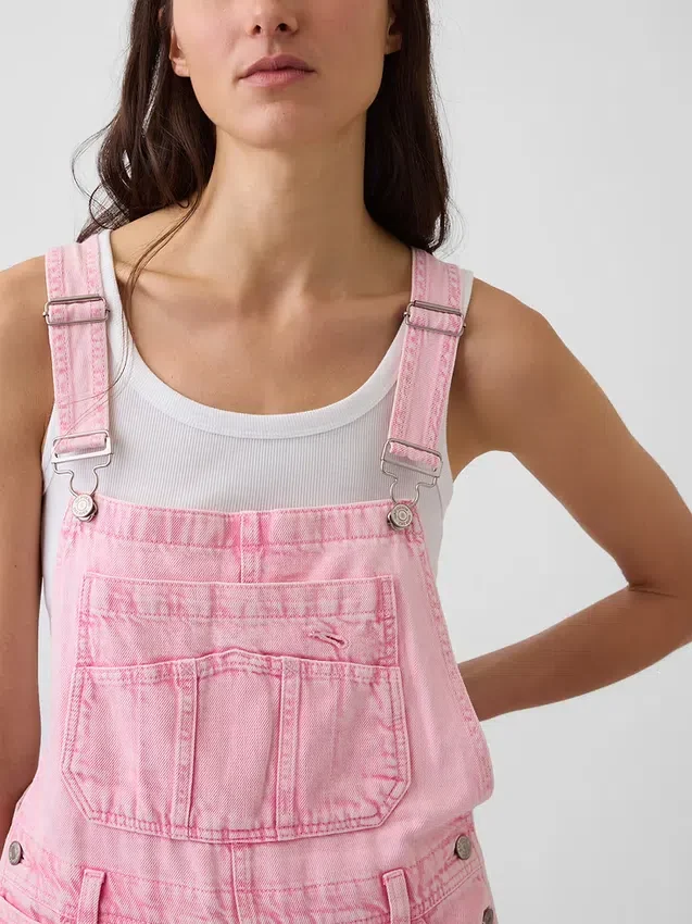 Salopette en denim ample
