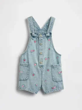 Salopette en denim brodée pour Bébé & Enfant
