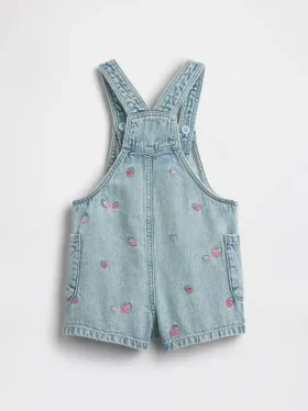 Salopette en denim brodée pour Bébé & Enfant