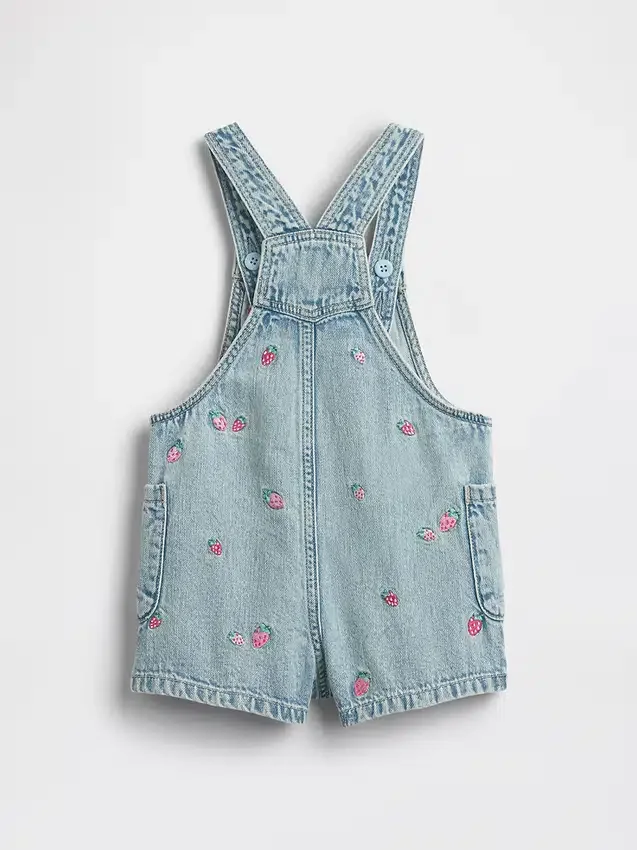 Salopette en denim brodée pour Bébé & Enfant