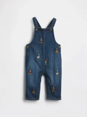 Salopette en denim GAP × Disney Baby