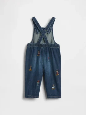 Salopette en denim GAP × Disney Baby