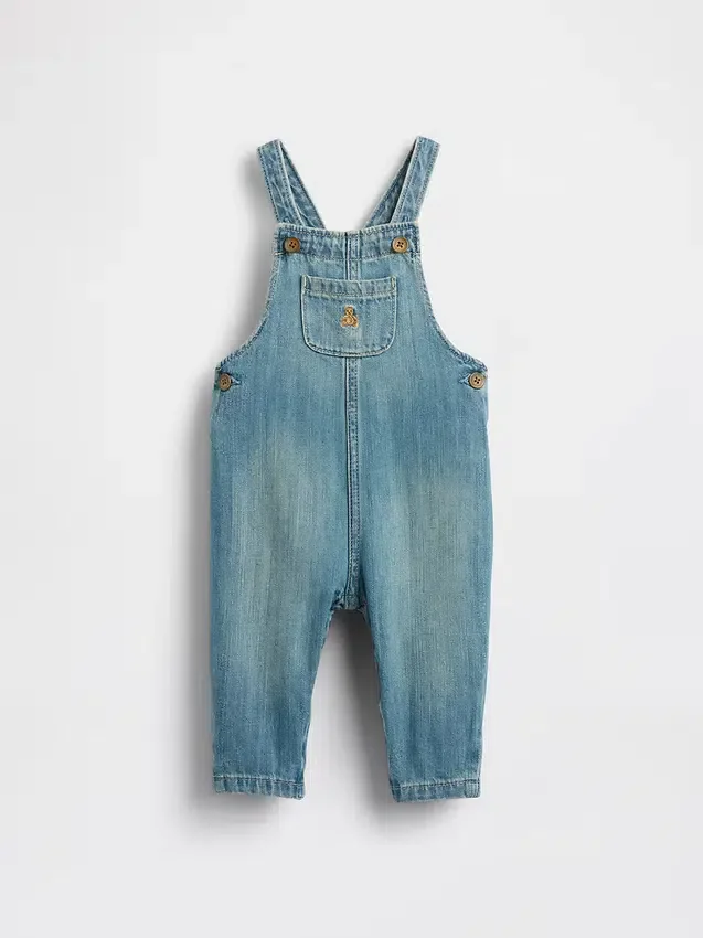 Salopette en denim pour bébé