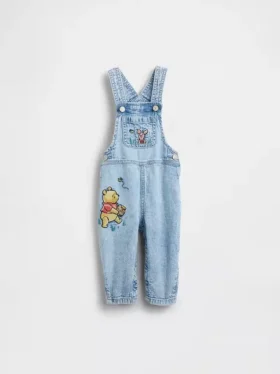Salopette en jean Winnie l'ourson pour bébé