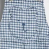 Salopette pour bébé en denim vichy à poche « Brannan Bear »