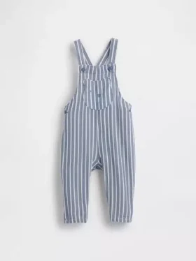 Salopette pour bébé en gaze de coton avec ours Brannan