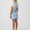 Salopettes décontractées en denim tie-dye pour enfants