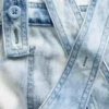 Salopettes décontractées en denim tie-dye pour enfants
