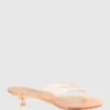 Sandale Margo en plastique transparent