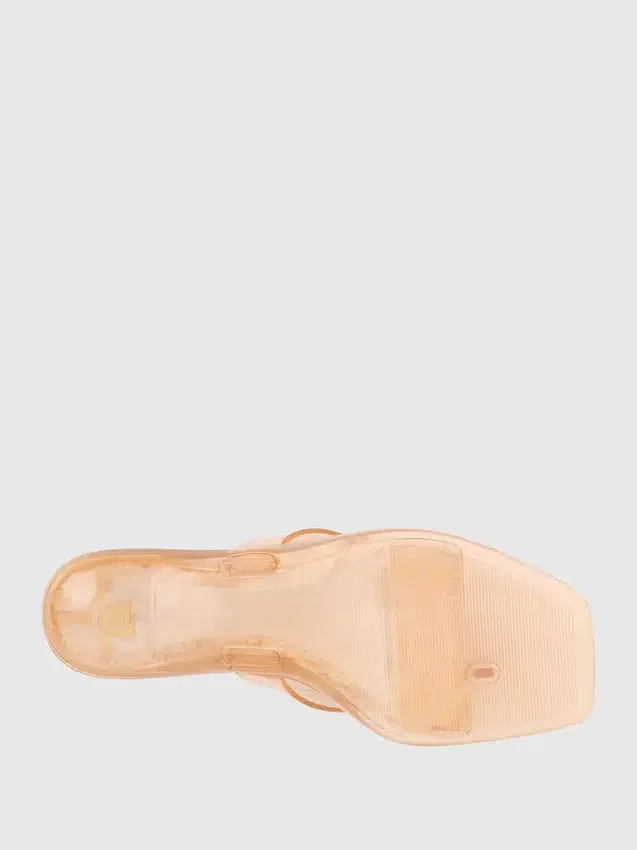 Sandale Margo en plastique transparent