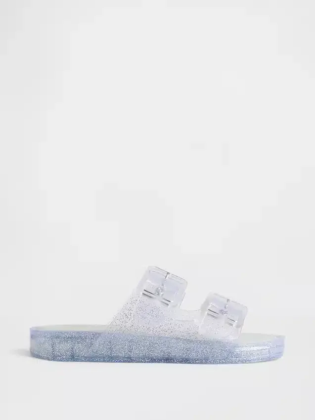 Sandales en plastique à boucles pour enfants