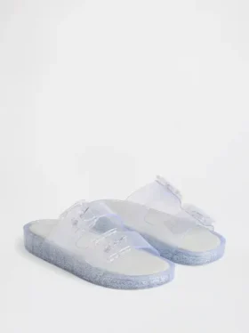 Sandales en plastique à boucles pour enfants