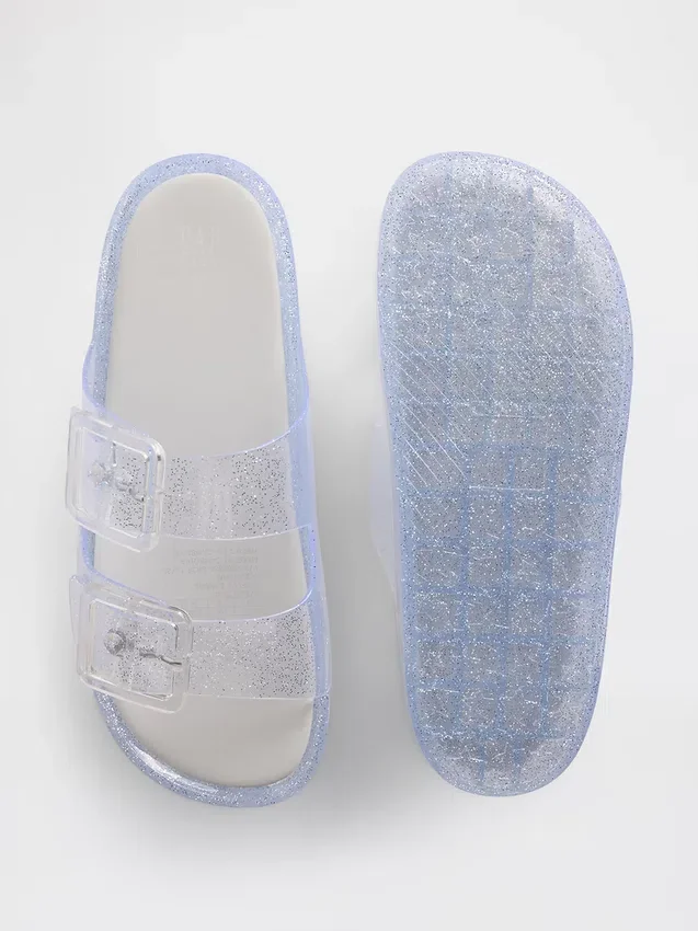 Sandales en plastique à boucles pour enfants