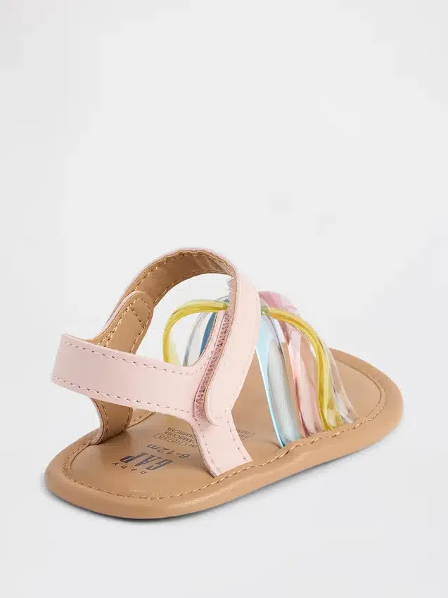 Sandales en plastique pour bébé