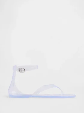 Sandales à lanières en plastique