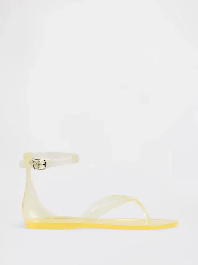 Sandales à lanières en plastique