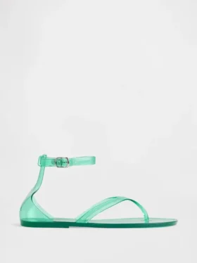 Sandales à lanières en plastique