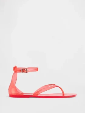 Sandales à lanières en plastique