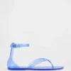 Sandales à lanières en plastique