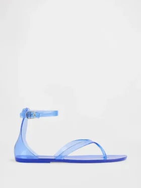 Sandales à lanières en plastique