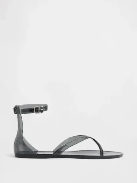 Sandales à lanières en plastique
