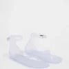Sandales à lanières en plastique