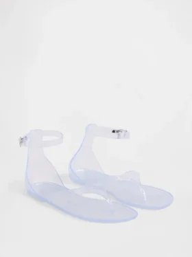 Sandales à lanières en plastique