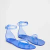 Sandales à lanières en plastique