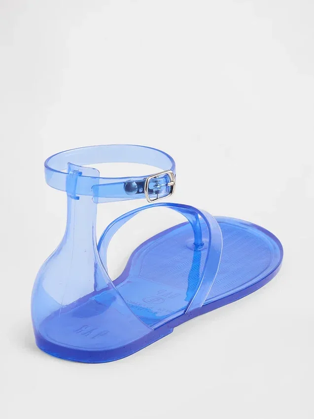 Sandales à lanières en plastique