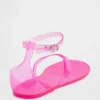 Sandales à lanières en plastique