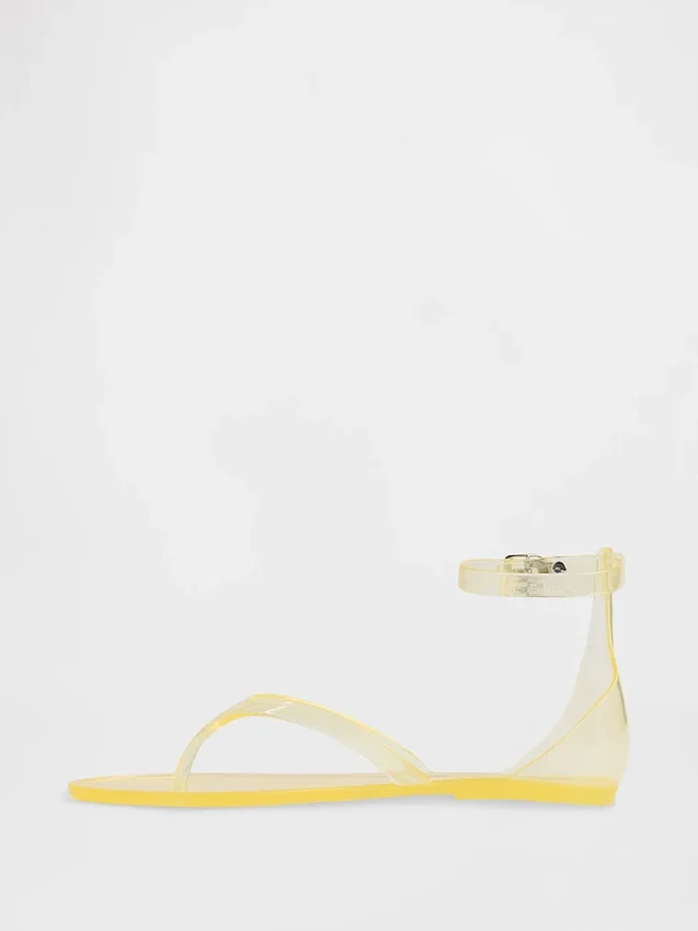 Sandales à lanières en plastique