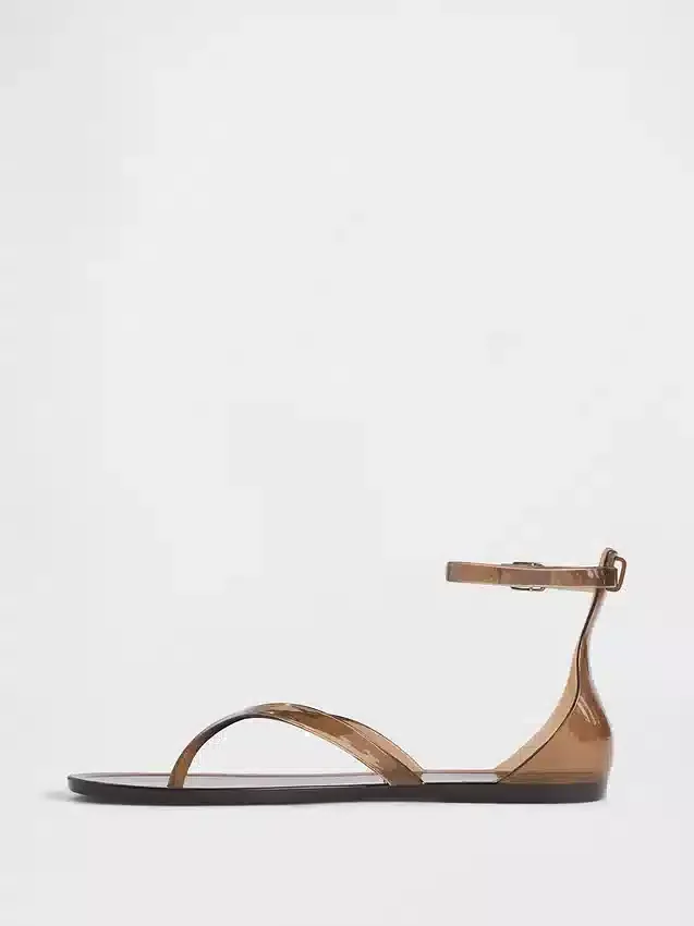 Sandales à lanières en plastique
