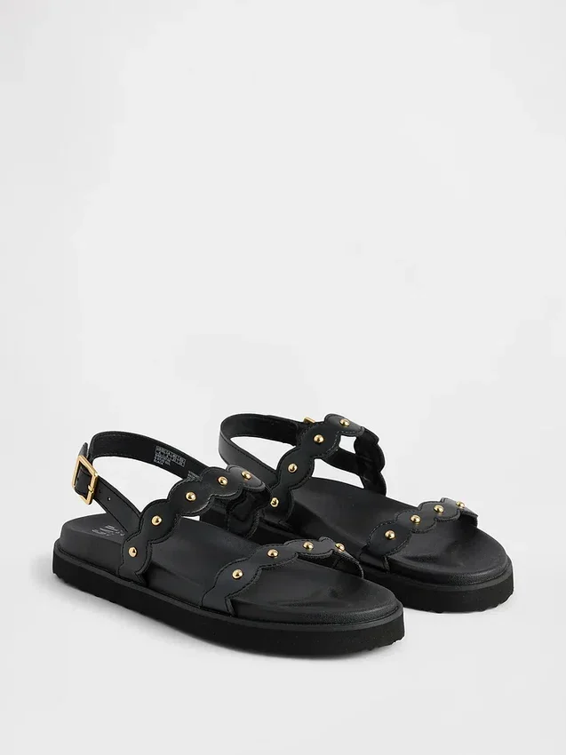 Sandales à talon ouvert cloutées pour enfants