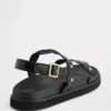 Sandales à talon ouvert cloutées pour enfants
