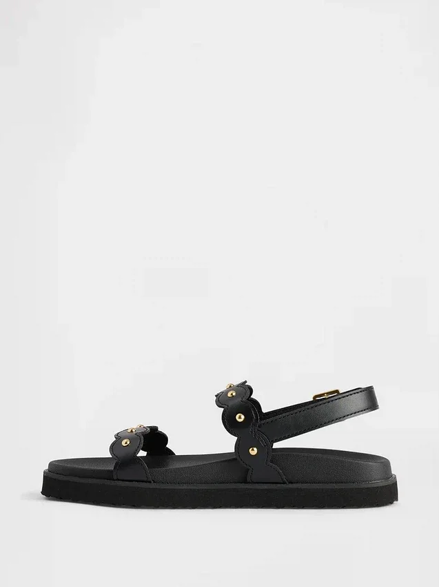 Sandales à talon ouvert cloutées pour enfants