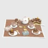 Service à thé d’anniversaire pour tout-petits