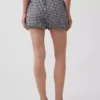 Short ample à bulles vichy
