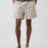 Short ample en mélange de lin de 5,5"