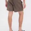 Short ample en mélange de lin de 5,5"