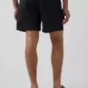 Short ample en mélange de lin de 5,5"