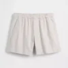 Short ample en mélange de lin de 5,5"