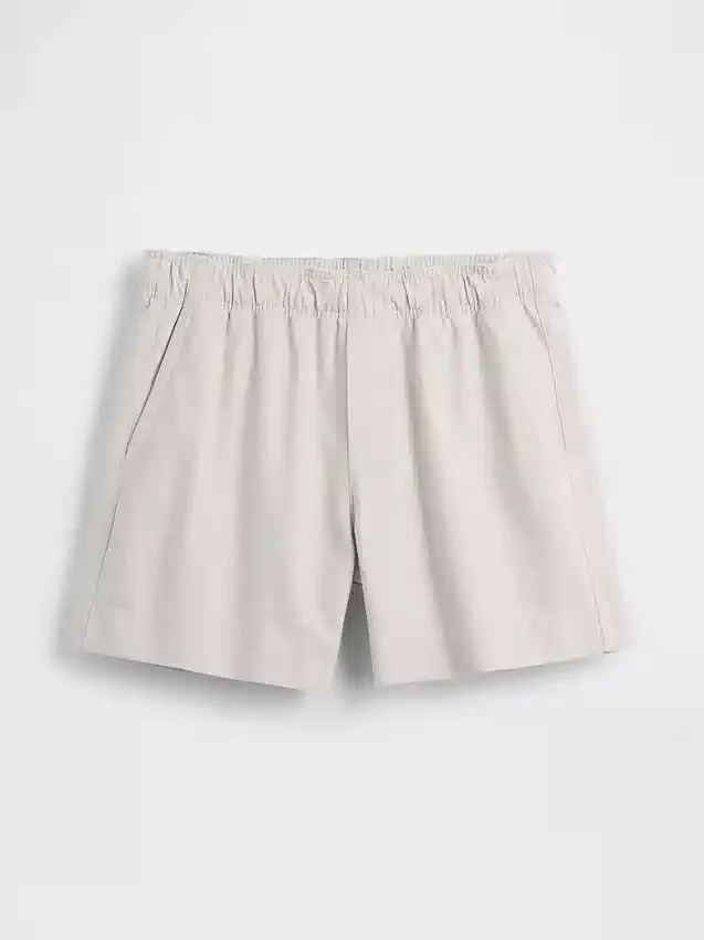 Short ample en mélange de lin de 5,5"