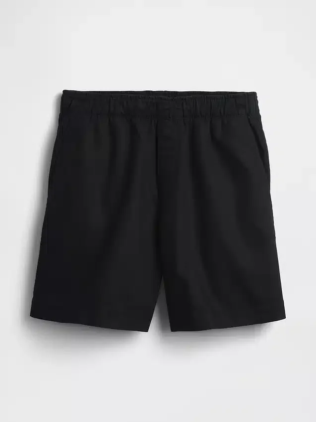 Short ample en mélange de lin de 5,5"