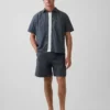 Short ample en popeline 7"