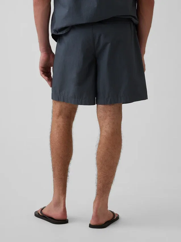 Short ample en popeline 7"